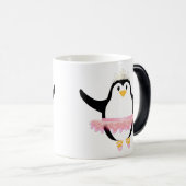 Ballerina-Pinguin Verwandlungstasse (VorderseiteRechts)