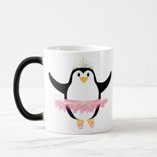 Ballerina-Pinguin Verwandlungstasse (Links)