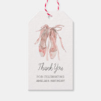 Ballerina Pink Ballettschuhe Danke zum Geburtstag