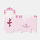 Ballerina Pink Geburtstag Vielen Dank Geschenkschachtel (Ungefaltet)