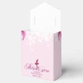 Ballerina Pink Geburtstag Vielen Dank Geschenkschachtel (Geöffnet)