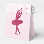 Ballerina Pink Geburtstag Vielen Dank Geschenkschachtel (Rückseite)