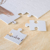 Ballerina pink Girly Aquarelltänzer Puzzle (Seite)