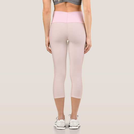 Ballerina Pink High Waisted Capris (Rückseite)