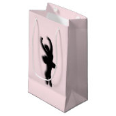 Ballerina Pink Kleine Geschenktüte (Vorderseite Schrägansicht)