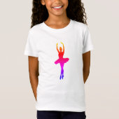 Ballerina Pink Nutcracker Balletttänzerin Girl T-Shirt (Vorderseite)