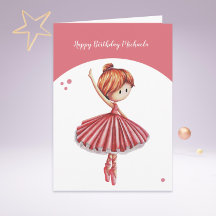 Ballerina Pink Tutu Tanz Girl Geburtstag