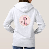 Ballerina Pointe Pink Tanz Hoodie (Rückseite)