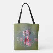 Ballerina Pointe Retro Tasche (Rückseite)