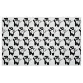 Ballerina Pointe Schuhe Schwarz & Weiß Stoff (Fat Quarter (45,7 x 55,9 cm))