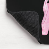 Ballerina Pointe Shows Blume Ballet Dancer Mousepad (Ecke)