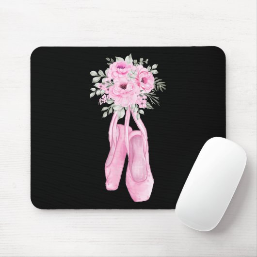 Ballerina Pointe Shows Blume Ballet Dancer Mousepad (Mit Mouse)