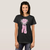 Ballerina Pointe Shows Blume Ballet Dancer T-Shirt (Vorne ganz)