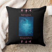 Ballerina Polyester werfen Kissen mit individuelle (Decke)