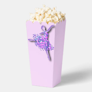 Ballerina Popcorn Box Ballet Dancer Frau Geschenkschachtel