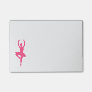 Ballerina-Post-Itanmerkungen Post-it Klebezettel