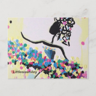 Ballerina Postcard Postkarte