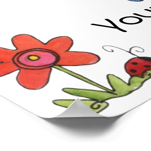 Ballerina Poster (Ecke)