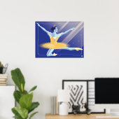 Ballerina-Poster Poster (Heimbüro)