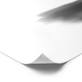 Ballerina-Poster "Practice macht Perfect" - rosa Poster (Ecke)