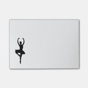 Ballerina Postit Notes Post-it Klebezettel
