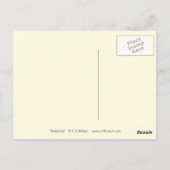 Ballerina Postkarte (Rückseite)