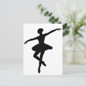Ballerina Postkarte (Stehend Vorderseite)