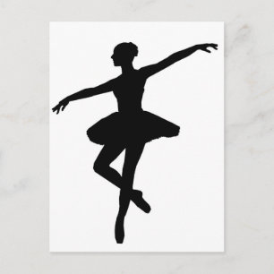 Ballerina Postkarte