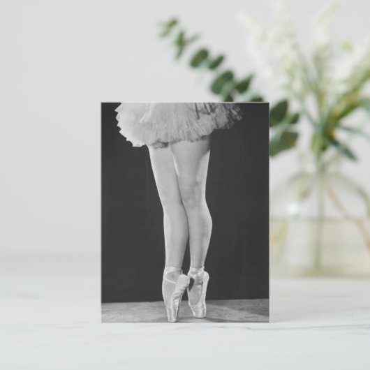 Ballerina Postkarte (Stehend Vorderseite)