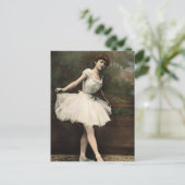 Ballerina Postkarte (Stehend Vorderseite)