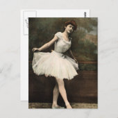 Ballerina Postkarte (Vorne/Hinten)