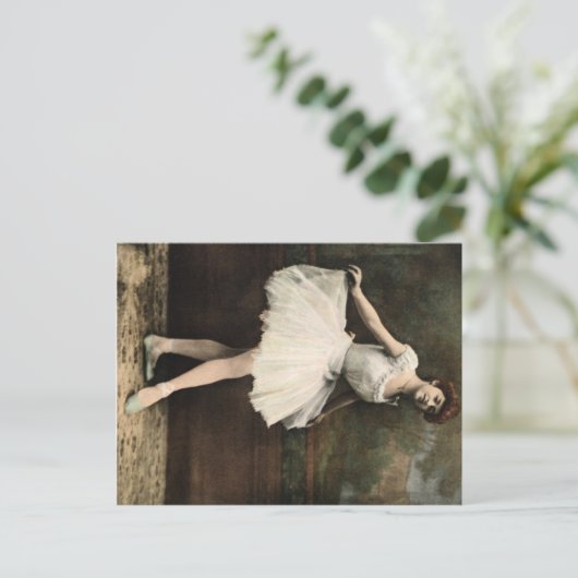 Ballerina Postkarte (Stehend Vorderseite)