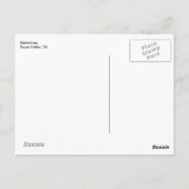 Ballerina Postkarte (Rückseite)