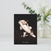 Ballerina Postkarte (Stehend Vorderseite)