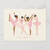 Ballerina Postkarte (Vorderseite)