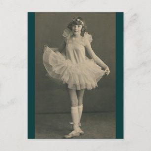 Ballerina-Postkarte Postkarte