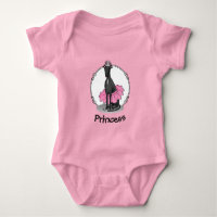 Ballerina Princess Greyhound Dog (schwarz)