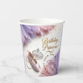Ballerina Princess Party - Wirf in Magie! Pappbecher (Rückseite)
