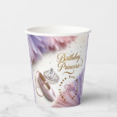 Ballerina Princess Party - Wirf in Magie! Pappbecher (Vorderseite)