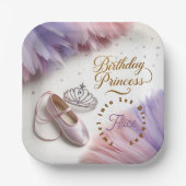 Ballerina Princess Party - Wirf in Magie! Pappteller (Vorderseite)
