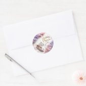 Ballerina Princess Party - Wirf in Magie! Runder Aufkleber (Umschlag)