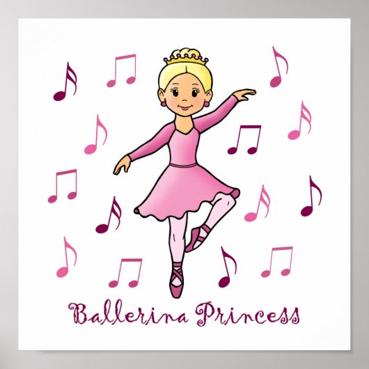 Ballerina Princess Poster (Vorne)