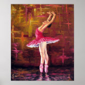 "Ballerina" Print Poster (Vorne)