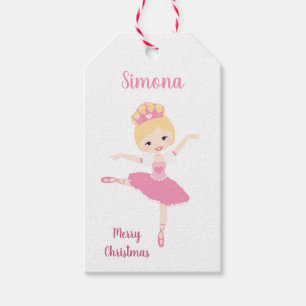 Ballerina-Prinzessin, Weihnachtsbaum Geschenkanhänger