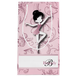 Ballerina-Puppe| rosa Tourmaline | personifizieren Kleine Geschenktüte
