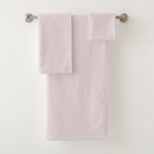 Ballerina Rosa Uni-Farbe Badhandtuch Set (Insitu)
