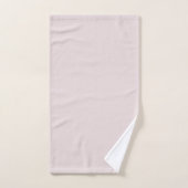 Ballerina Rosa Uni-Farbe Badhandtuch Set (Handtuch)