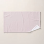 Ballerina Rosa Uni-Farbe Badhandtuch Set (Handtuch)