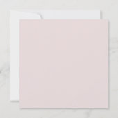 Ballerina Rosa Uni-Farbe Karte (Rückseite)