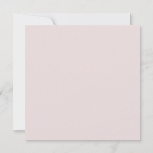 Ballerina Rosa Uni-Farbe Karte (Vorderseite)